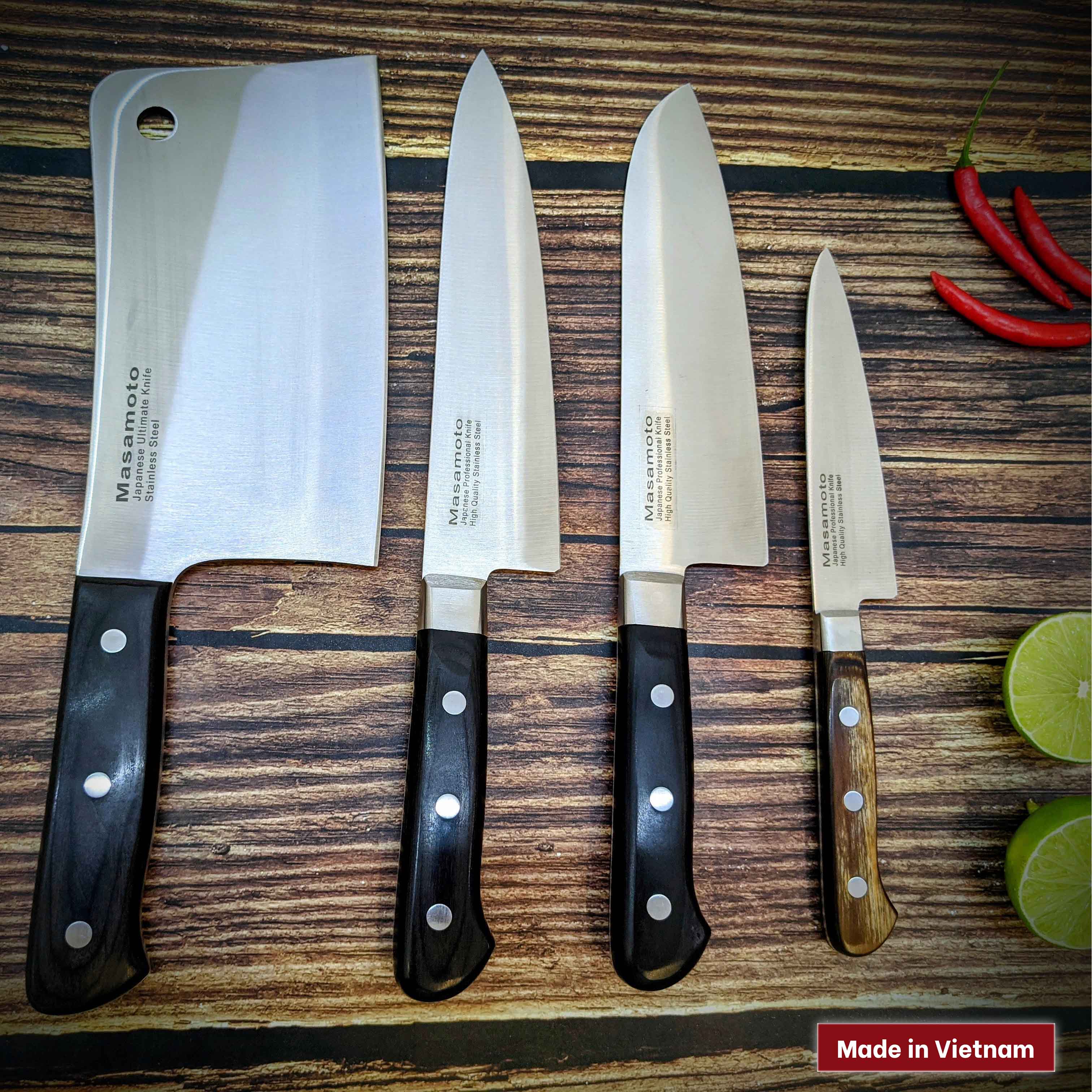 Bộ Dao Cán Gỗ